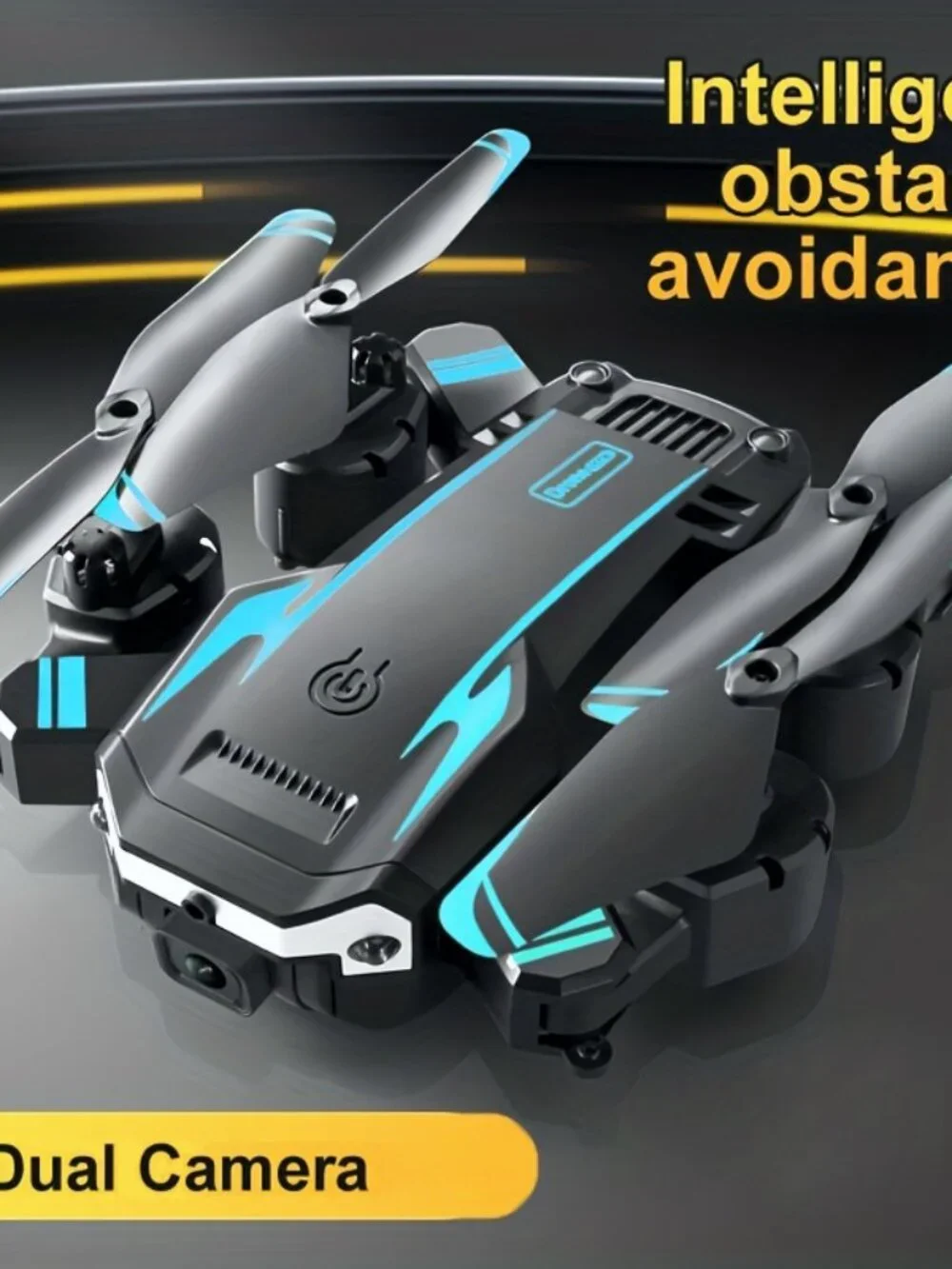 S6 Drone Blue or Orange Color Dual Cameras & Single Lens